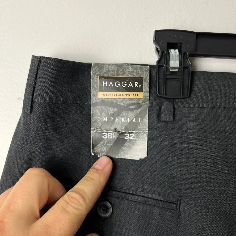 Haggar sizing reminder